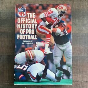 NFL Official History of Pro Football‎ 1990 Hardcover Riffenburgh Clary